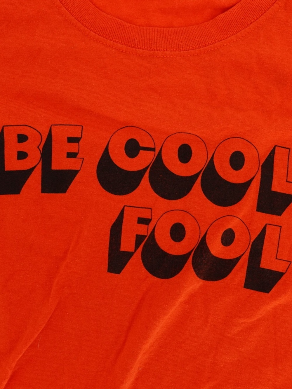 Vintage Piebald Be Cool Fool Band Tee Orange Large Emo Indie Rock Jerzees